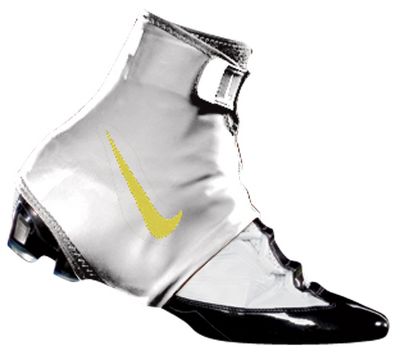 Nike STR8 Jacket White/Volt Football Ankle Brace