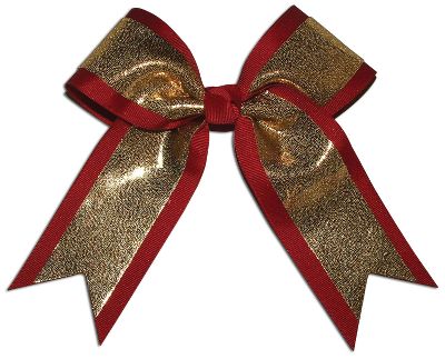 Custom Cheer Shimmer Hair Bows
