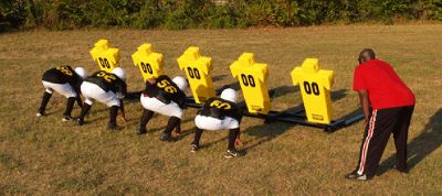 Fisher Football Youth 2 Man Brute Sled