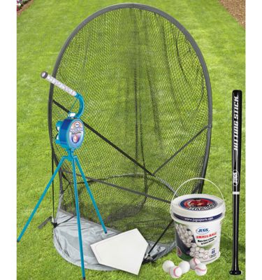Jugs Sports Small Ball Pitching Machine Practice Package