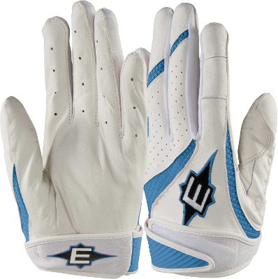 Easton Women's Wht/Col. Blue Rollover Batting Gloves