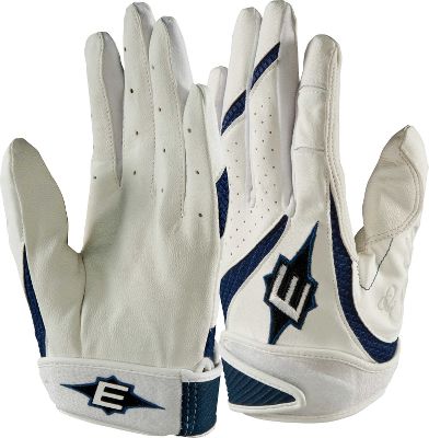 Easton Women's Wht/Nav Rollover Batting Gloves