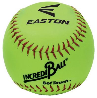 Easton 12" Yellow Incrediball Training Softball