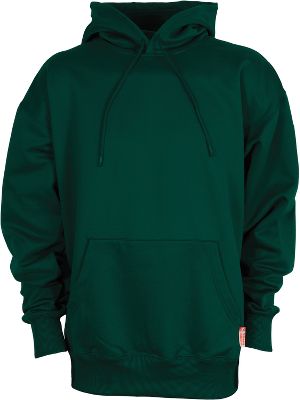Majestic Men's Therma Base Dk Green Fleece Hoodie