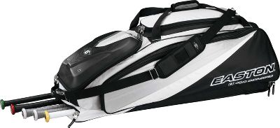 Easton Speed Wheeled Black Player Bag Player Baseball Bags