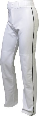Easton Adult Quantum Pro Wht/Blk Piped Baseball Pant