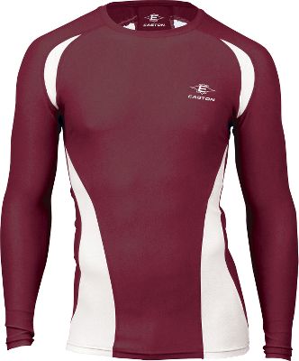 Easton Youth Qualifier Maroon Compression Shirt