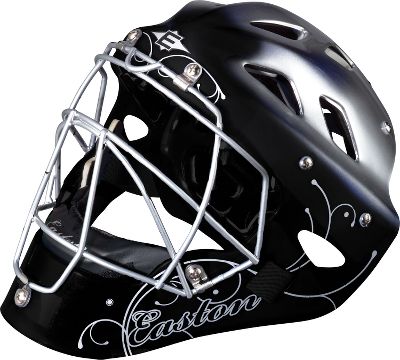 Easton Synergy Black Fastpitch Catcher's Helmet