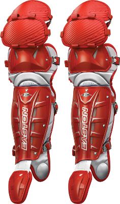 Easton Interm. Stealth Speed Red/Sil Leg Guards