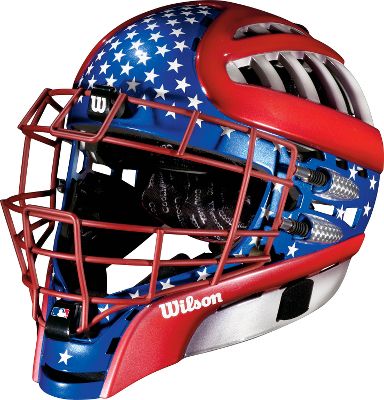 Baseball - Wilson Shock FX USA Catchers Helmet Small / Medium - Baseball Catcher's Headgear