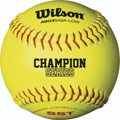 Wilson 12" ASA 375 Comp. Yellow Fastpitch Softball