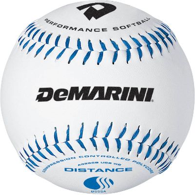 Baseball DeMarini USSSA 12 Leather Slowpitch Softball Dz 12 Softballs