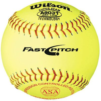 Wilson 11" ASA 375 Comp. Yellow Fastpitch Softball
