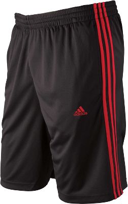 Adidas Men's Black/Red Essential Workout Short