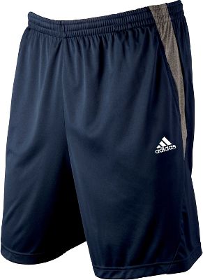 Adidas Navy/Grey ClimaLite Heather Workout Short