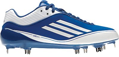 Adidas Mens AdiZero Pro Low Metal Baseball Cleats Metal Baseball Cleats