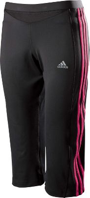 Adidas Women's Blk/Pnk Energy Workout Capri Pants
