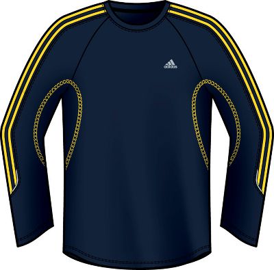 Adidas Men's Response Long Sleeve Running Crew Top