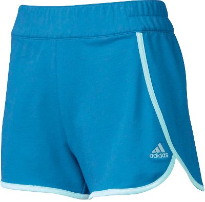 Adidas Women's Azure/Cyan Terry Shorts