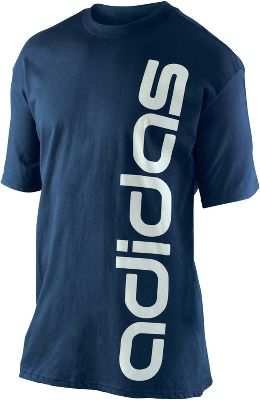 Adidas Men's Dk Navy Vertigle Lineage T-shirt