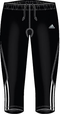 Adidas Women's Running Response 3QTR Tights