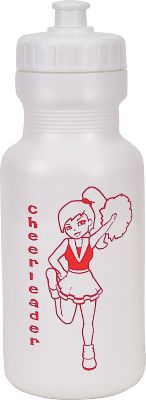 Getz Pre-Screened Cheer Girl Water Bottle