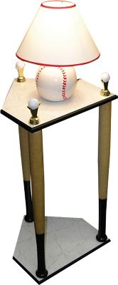 Rixstine Baseball Home Plate End Table