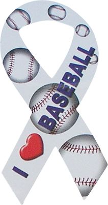 Rixstine Baseball Ribbon Magnet