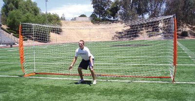 Bow Net Portable 6' 5" x 18' Soccer Goal
