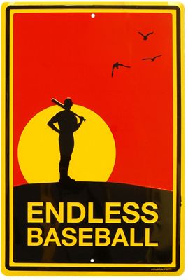 Chalk Talk ''Endless Baseball'' Room Sign - Baseball Home & Baseball Office
