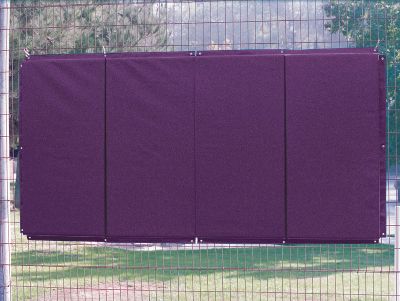 Baseball Standard Folding Backstop Padding 3 X 6 Purple