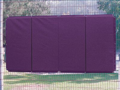 Baseball Standard Folding Backstop Padding 3 X 8 Purple
