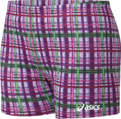 Asics Women's Volleyball Plaid Shorts