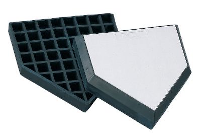 Trigon Waffle Bottom In-Ground Home Plate