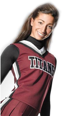 Alleson Athletic Adult Solid Stretch Cheer Shell