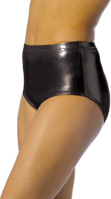 Alleson Athletic Women's Metallic Black Cheer Briefs
