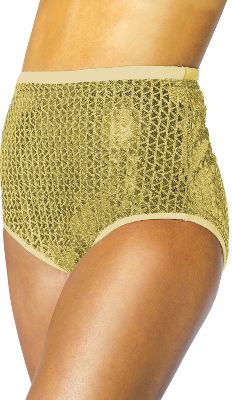 Alleson Athletics Women's Gold Sequin Cheer Briefs