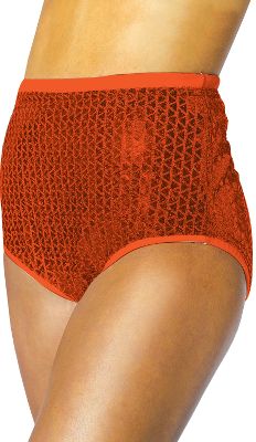 Alleson Athletics Youth Scarlet Sequin Cheer Briefs