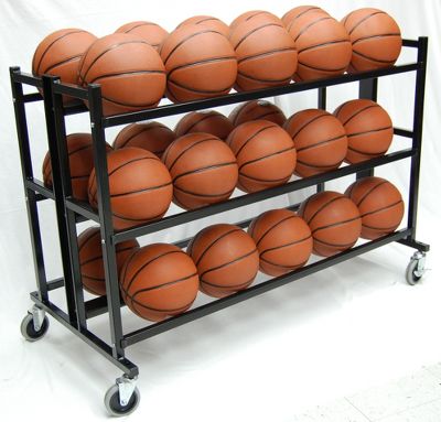 Trigon Heavy Duty Double Wide Ball Cart