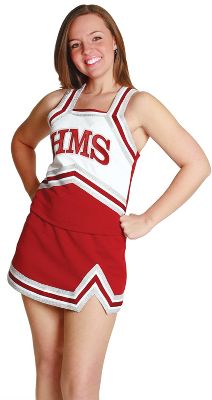 Cheerleading America Custom Front Notch A-Line Cheer Skirt