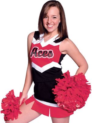 Cheerleading America Custom 2-Color A-Line Cheer Skirt
