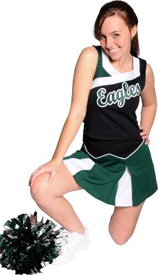 Cheerleading America Custom Zig-Zag Box Pleated Skirt