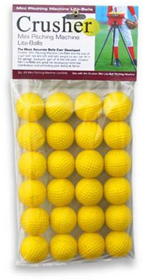 Trend Sports Mini Yellow Foam Dimple Balls - 2 Dz.