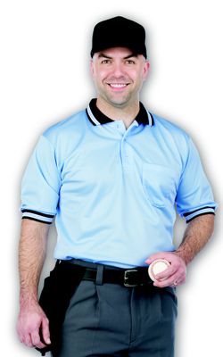 Dalco Umpire Short Sleeve Light Blue/Navy Shirt