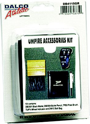 Dalco Umpire Accessories Kit with 11 1/2" Bag