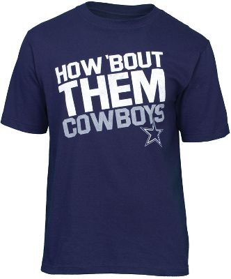 Dallas Cowboys Mens Chant Loud Navy T Shirt Small NFL Apparel