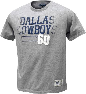 Dallas Cowboys Men's NFL D60 Grey T-Shirt