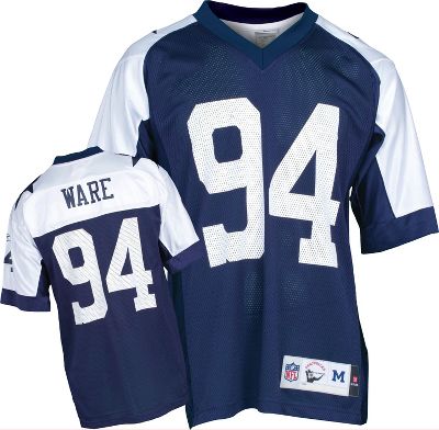 Dallas Cowboys Men's D. Ware Throwback Replica Jersey - soccer team express fan shop NFL jerseys