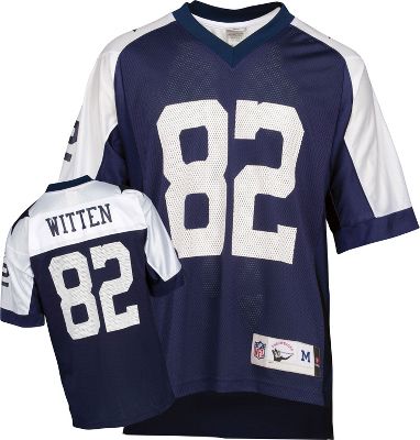 Dallas Cowboys Men's J. Witten Throwback Replica Jersey - soccer team express fan shop NFL jerseys