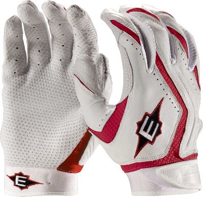 Easton Adult Stealth Speed Wht/Red Batting Gloves